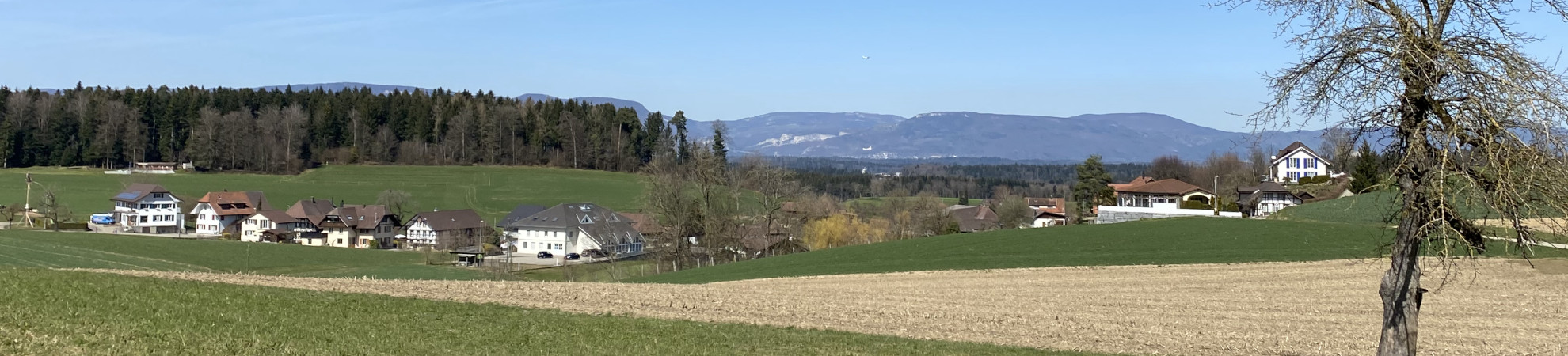Blick auf das Dorf